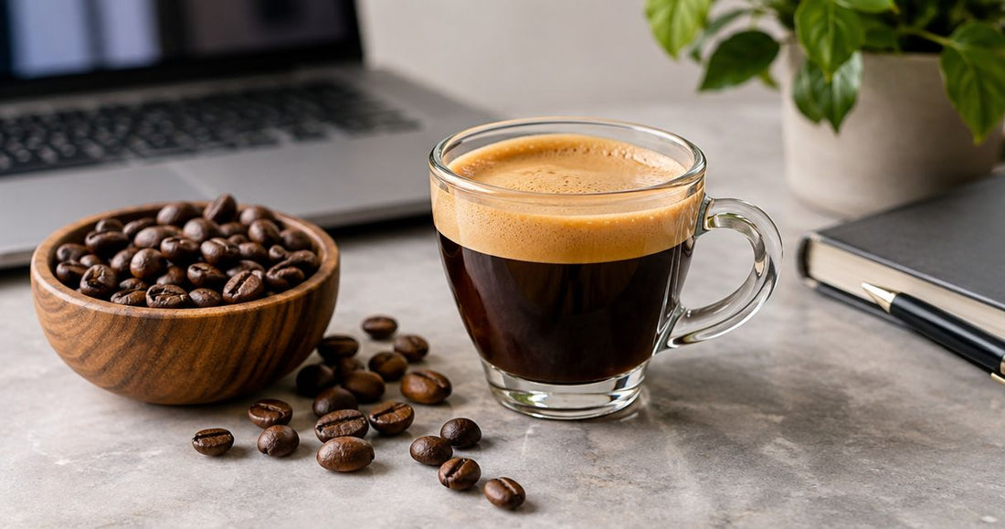 How much caffeine is in a cup of espresso coffee beans?