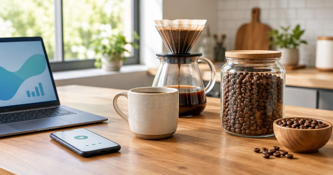 Automatically restock decaf coffee beans before you run out